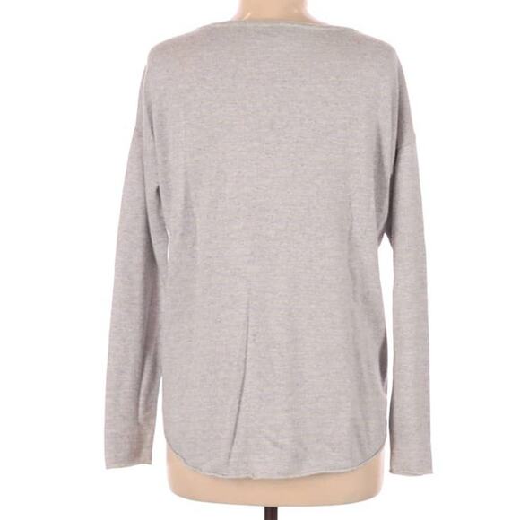 Michael Stars Sweater Cashmere Modal Wool Blend Grey Long Sleeve Knit Women XS/S - Picture 2 of 12